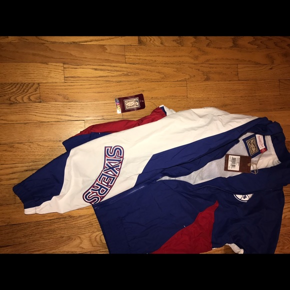 Mitchell and ness hardwood classic 76ers windbreak - Picture 3 of 4